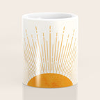 Orange Sunburst Boho Midcentury Coffee Mug Gallery Image 4