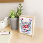 Floral moth painting Mini Art Print Gallery Image 2