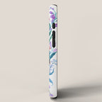 Floral moth painting iPhone Case Gallery Image 2