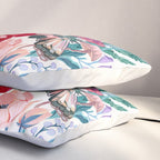 Floral moth painting Pillow Sham Gallery Image 3
