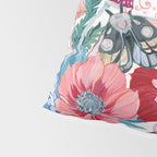 Floral moth painting Pillow Sham Gallery Image 4