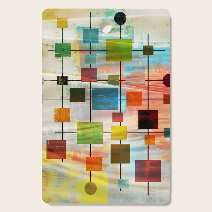 Mid-Century Modern Art 1.3 -  Graffiti Style Cutting Board Gallery Image 1