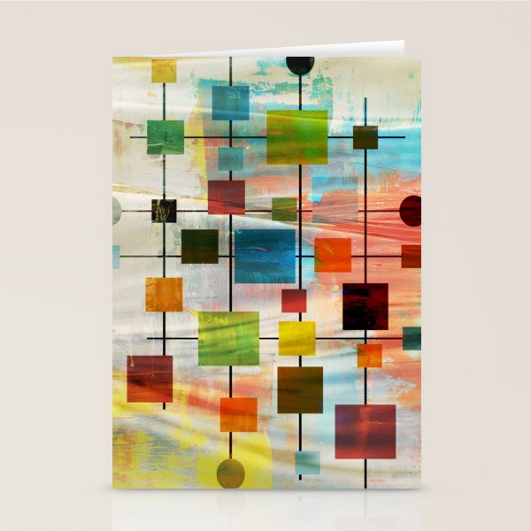 Mid-Century Modern Art 1.3 -  Graffiti Style Stationery Card Gallery Image 2