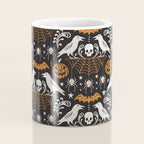 All Hallows' Eve - Black Orange Halloween Coffee Mug Gallery Image 4