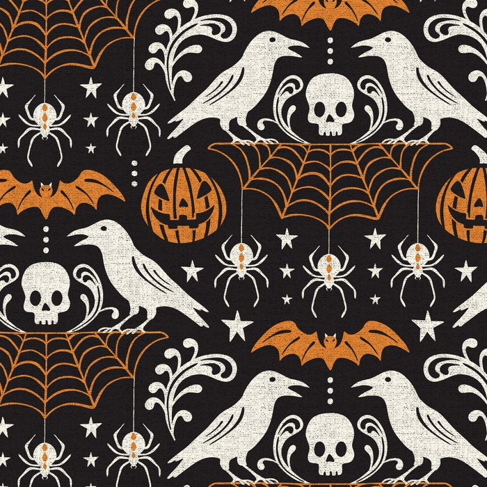 All Hallows' Eve - Black Orange Halloween Coffee Mug Gallery Image 2