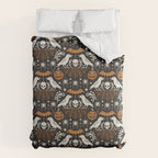 All Hallows' Eve - Black Orange Halloween Comforter Gallery Image 6