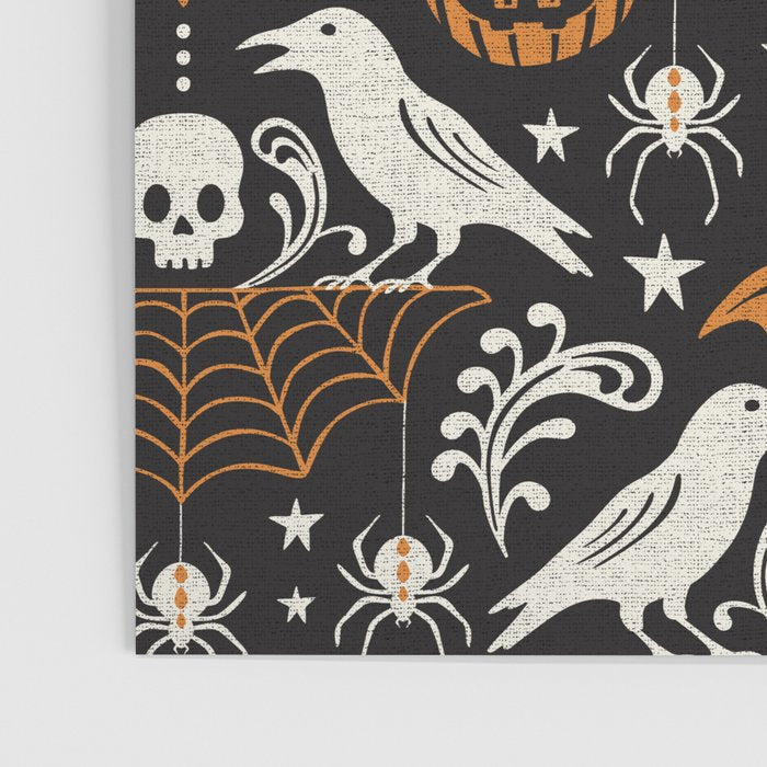 All Hallows' Eve - Black Orange Halloween Poster Gallery Image 3