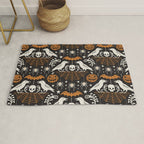 All Hallows' Eve - Black Orange Halloween Rug Gallery Image 1