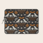 All Hallows' Eve - Black Orange Halloween Laptop Sleeve Gallery Image 1