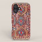 Kula West Anatolian  Antique Rug Print iPhone Case Gallery Image 1