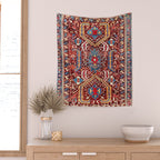 Kula West Anatolian  Antique Rug Print Wall Tapestry Gallery Image 2