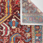 Kula West Anatolian  Antique Rug Print Wall Tapestry Gallery Image 3