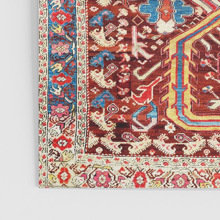 Kula West Anatolian  Antique Rug Print Poster Gallery Image 3