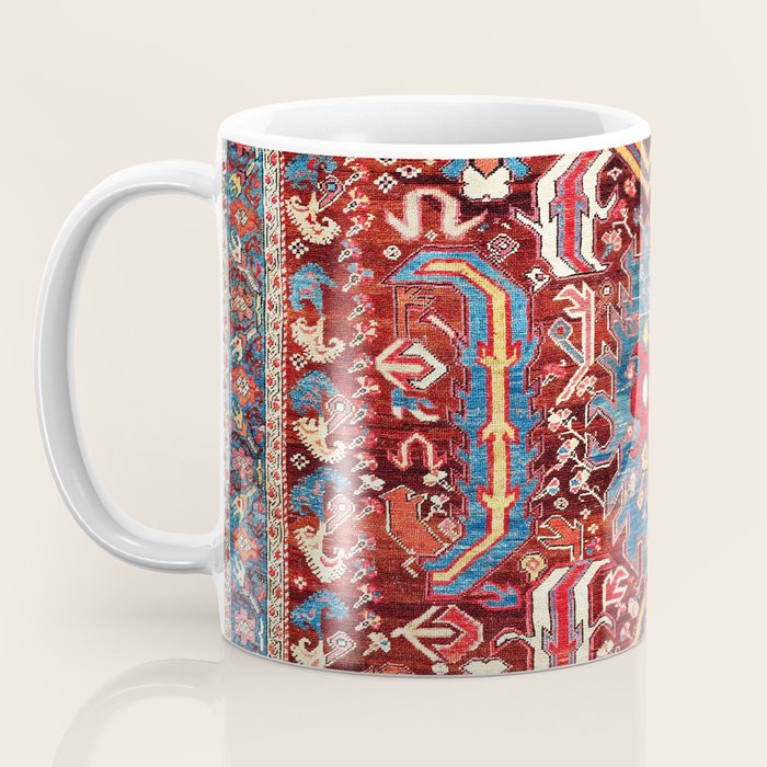 Kula West Anatolian  Antique Rug Print Coffee Mug Gallery Image 3