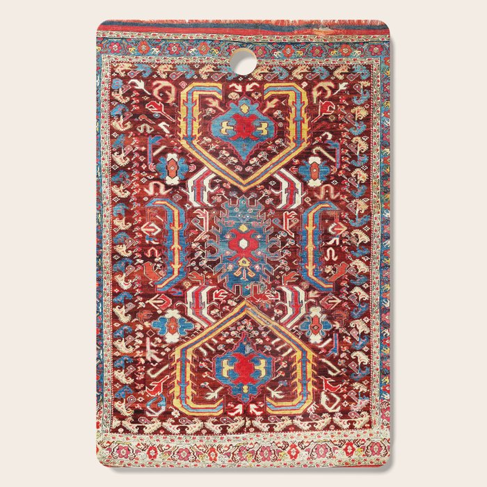 Kula West Anatolian  Antique Rug Print Cutting Board Gallery Image 1