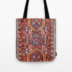 Kula West Anatolian  Antique Rug Print Tote Bag Gallery Image 1