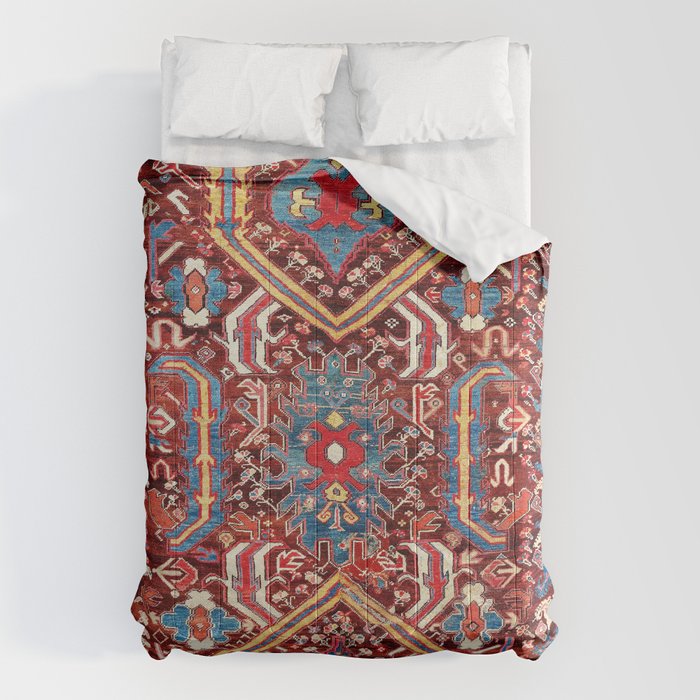 Kula West Anatolian  Antique Rug Print Comforter Gallery Image 6