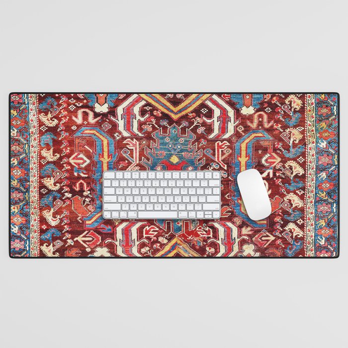 Kula West Anatolian  Antique Rug Print Desk Mat Gallery Image 1