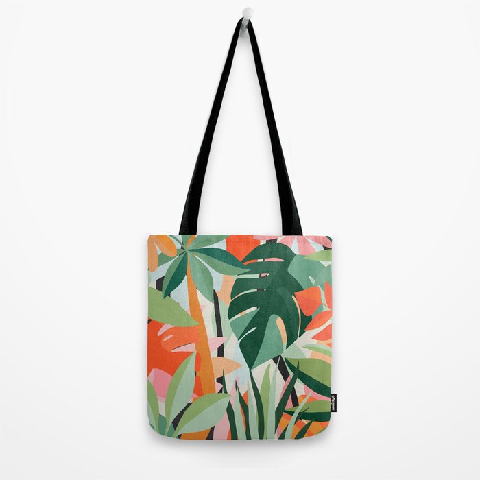 Tropical leaves in the jungle Tote Bag Gallery Image 2
