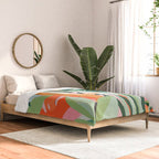 Tropical leaves in the jungle Comforter Gallery Image 2