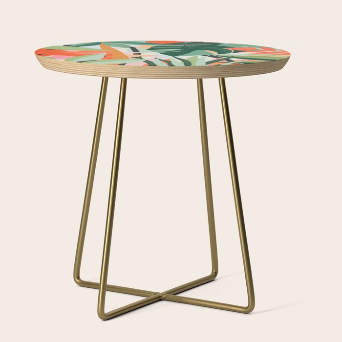 Tropical leaves in the jungle Side Table Gallery Image 1