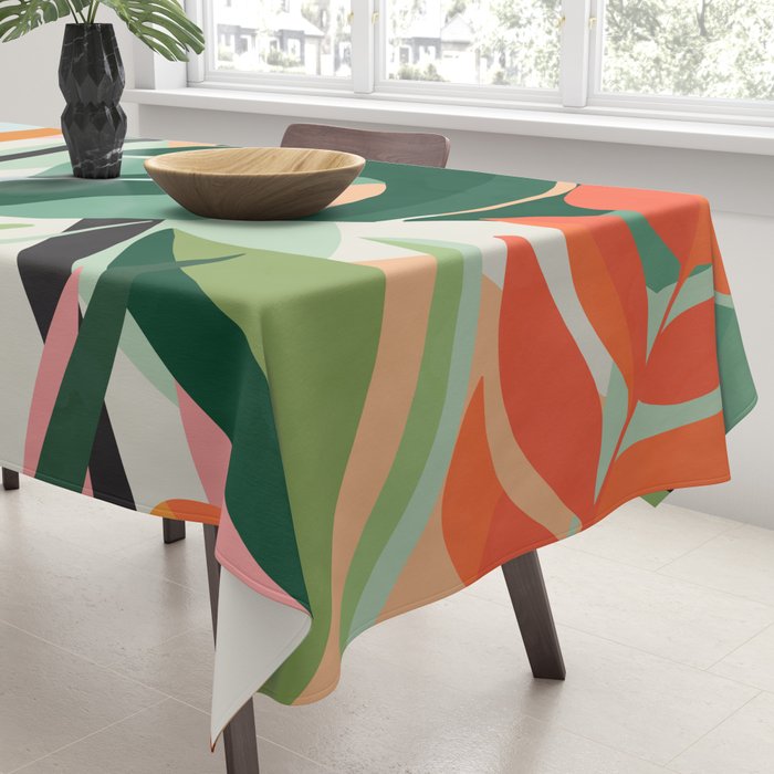 Tropical leaves in the jungle Tablecloth Gallery Image 3