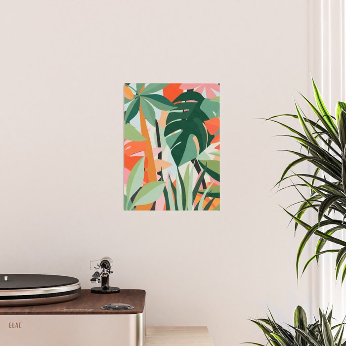 Tropical leaves in the jungle Poster Gallery Image 2