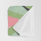 Tropical leaves in the jungle Throw Blanket Gallery Image 3