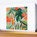 Tropical leaves in the jungle Wall Mural Gallery Image 2