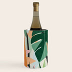 Tropical leaves in the jungle Wine Chiller Gallery Image 1