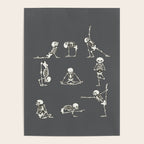 Skeleton Yoga_Gray Poster Gallery Image 4