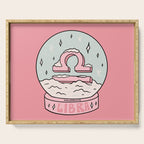 Libra Snow Globe Serving Tray Gallery Image 1