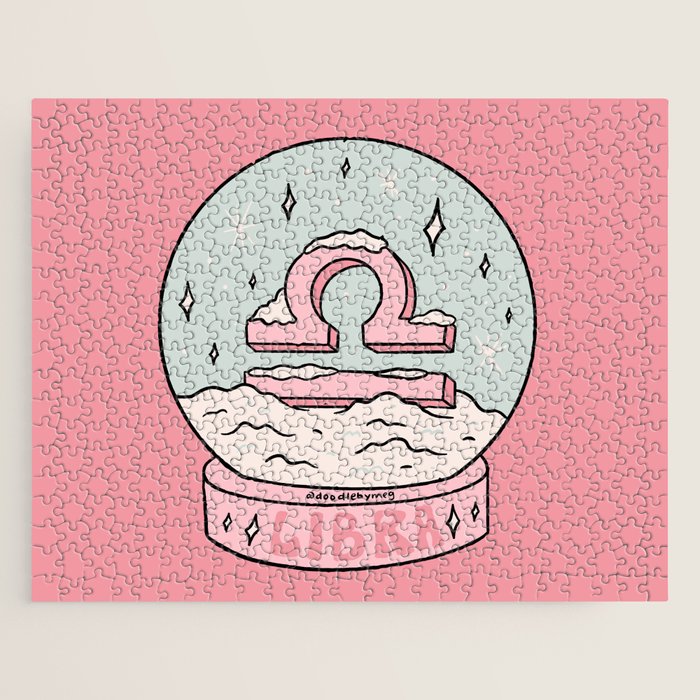 Libra Snow Globe Jigsaw Puzzle Gallery Image 1