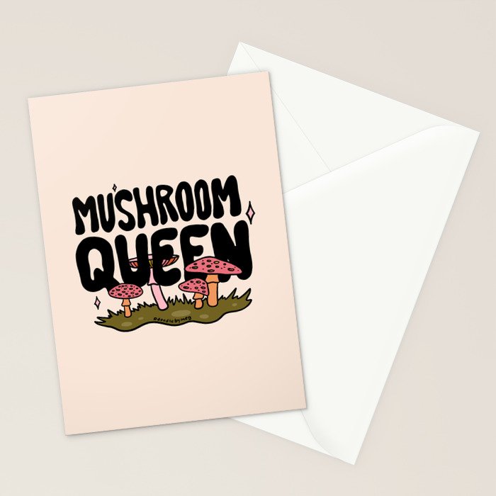 Mushroom Queen Stationery Card Gallery Image 2