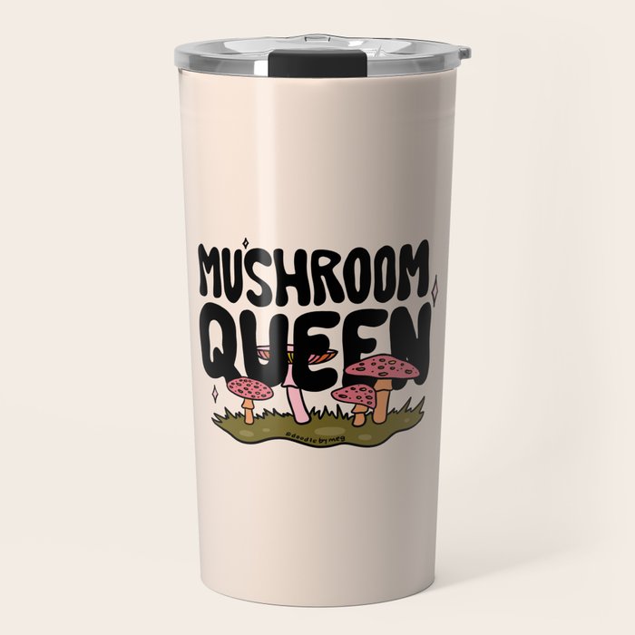 Mushroom Queen Travel Mug Gallery Image 1