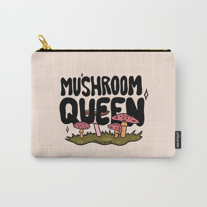 Mushroom Queen Carry All Pouch Gallery Image 1