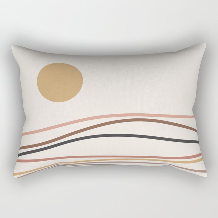 Abstract Landscape 16 Rectangular Pillow Gallery Image 1
