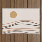 Abstract Landscape 16 Outdoor Rug Gallery Image 1