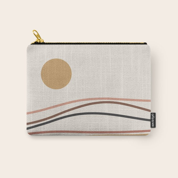 Abstract Landscape 16 Carry All Pouch Gallery Image 1