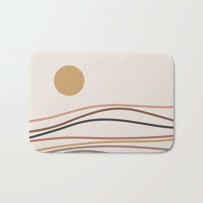 Abstract Landscape 16 Bath Mat Gallery Image 1