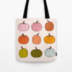 Rainbow Pumpkins Tote Bag Gallery Image 1