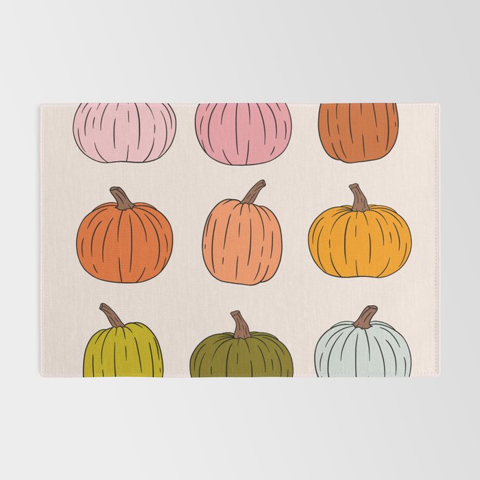 Rainbow Pumpkins Rug Gallery Image 2