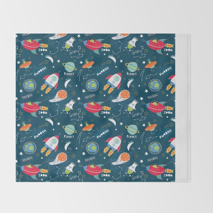Blast Off!! Throw Blanket Gallery Image 2