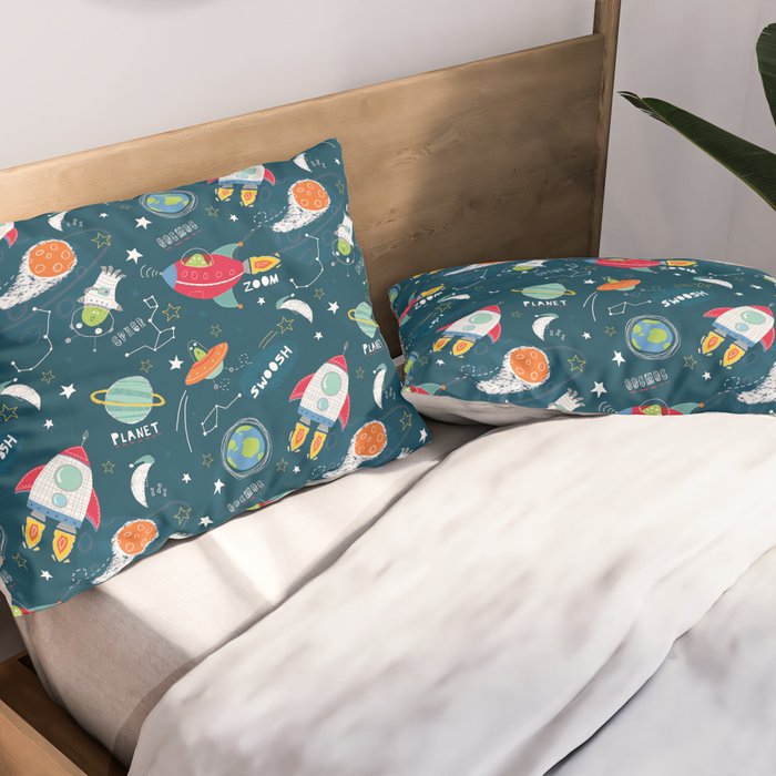 Blast Off!! Pillow Sham Gallery Image 2