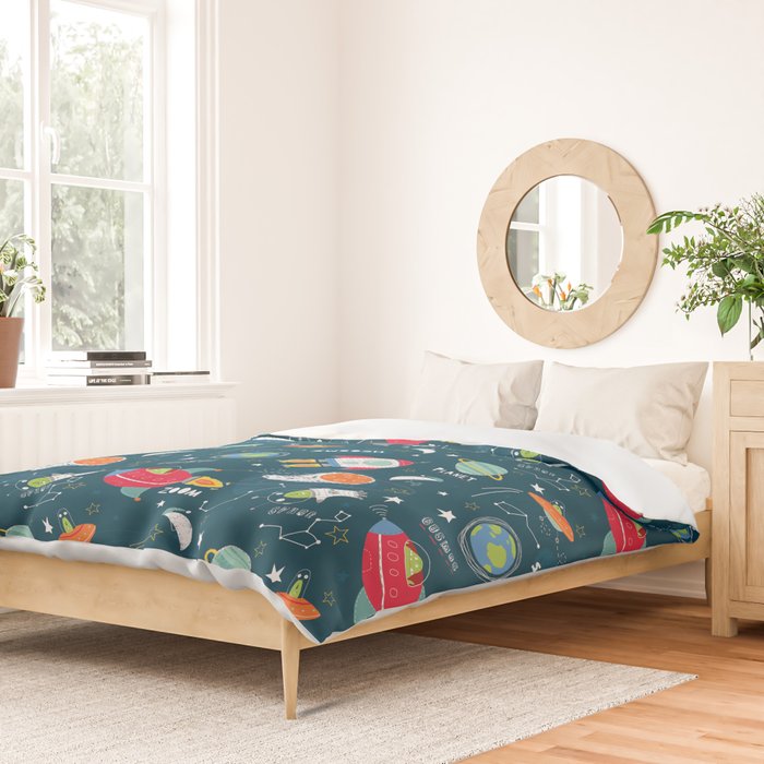 Blast Off!! Duvet Cover Gallery Image 2