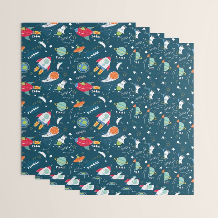 Blast Off!! Wrapping Paper Gallery Image 3
