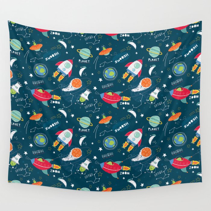 Blast Off!! Wall Tapestry Gallery Image 1