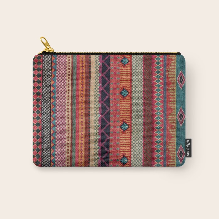 Oriental Traditional Rug Artwork Design C13 Carry All Pouch Gallery Image 1