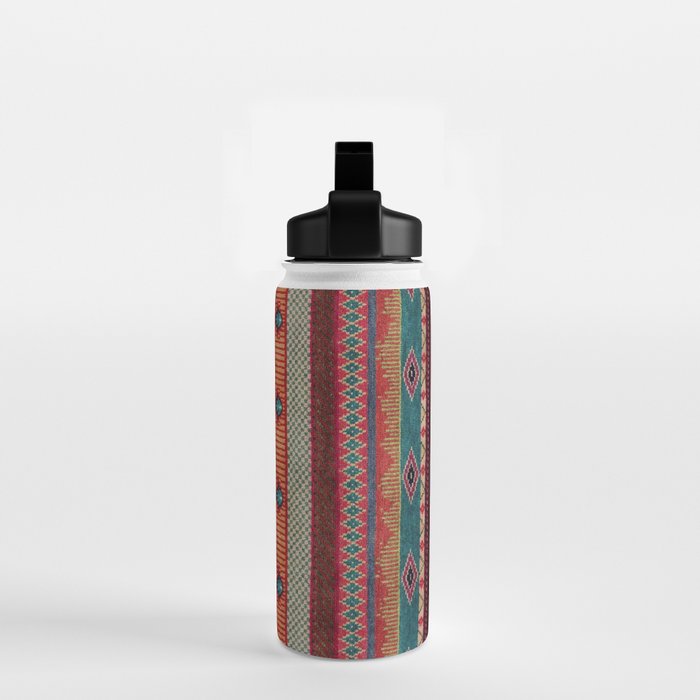Oriental Traditional Rug Artwork Design C13 Water Bottle Gallery Image 2