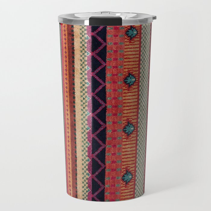 Oriental Traditional Rug Artwork Design C13 Travel Mug Gallery Image 1
